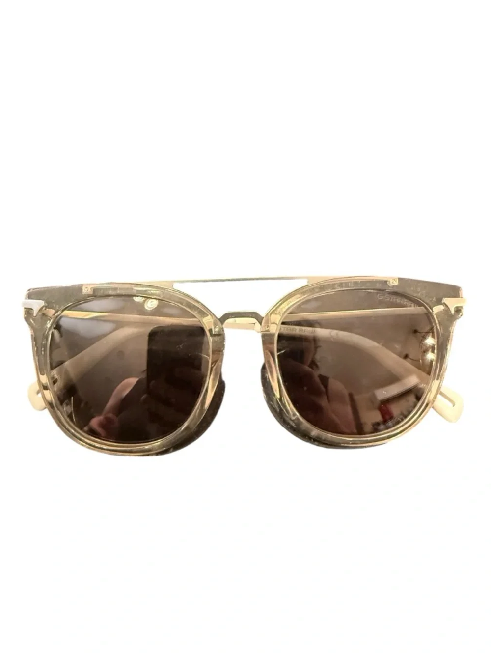 G-Star Transparent‎ Beige Sunglasses with Brown Lenses
